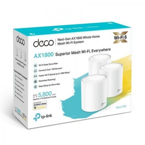 MESH система TP-Link Deco X20 Deco X20(3-pack) (снимка 5)