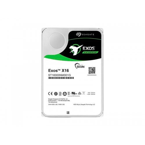 Твърд диск SEAGATE HDD Server Exos X16 512E ( 3.5'/ 10TB/ SATA 6Gb/s / 7200rpm) (снимка 1)