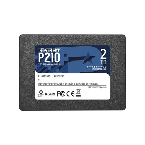 SSD Patriot 2TB P210, SATA3, 2.5" (снимка 1)