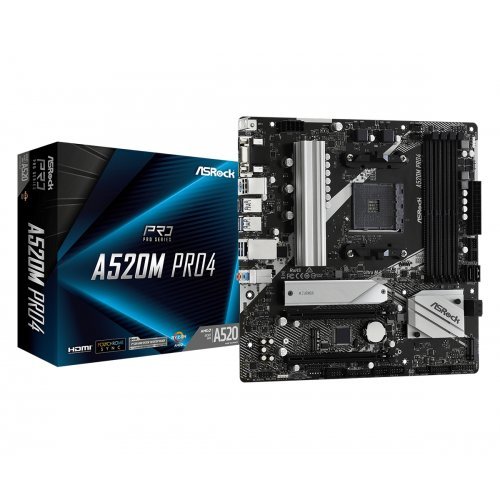 Дънна платка ASRock A520M_PRO4 (снимка 1)