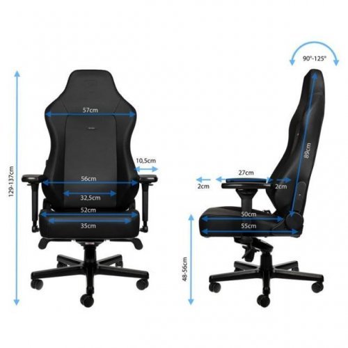 Геймърски стол noblechairs HERO Black Edition NOBLE-GAGC-167 (снимка 7)
