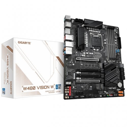 Дънна платка Gigabyte W480 VISION W GA-MB-W480-VISION-W (снимка 1)