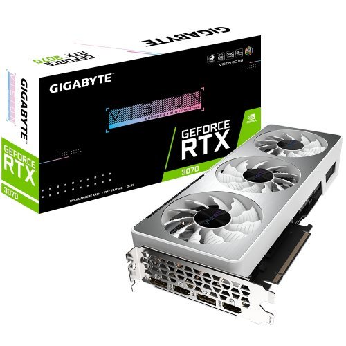 Видео карта Gigabyte GeForce RTX 3070 VISION OC 8G GV-N3070VISION OC-8GD (снимка 1)