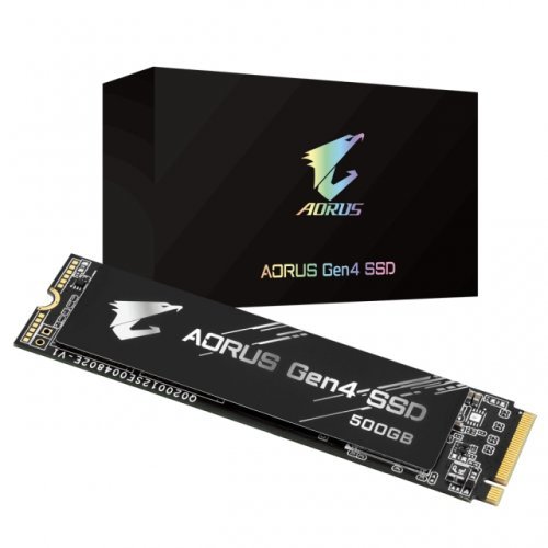 SSD Gigabyte 500GB AORUS, NVMe, PCIe Gen4 (снимка 1)