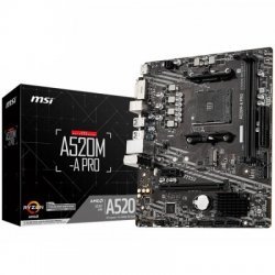 Дънна платка MSI A520M-A PRO
