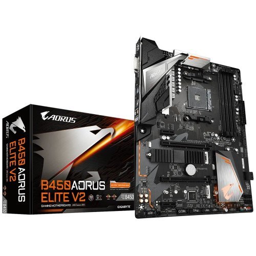 Дънна платка Gigabyte B450 AORUS ELITE V2 B450 AORUS ELITE V2 1.0 (снимка 1)