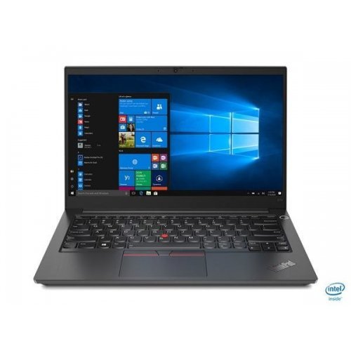 Лаптоп Lenovo ThinkPad E14 G2, черен, 14.0" (35.56см.) 1920x1080 (Full HD) без отблясъци, Процесор Intel Core i3-1115G4 (2x/4x), Видео Intel UHD, 8GB DDR4 RAM, 256GB SSD диск, без опт. у-во, без ОС, Клавиатура- светеща (снимка 1)