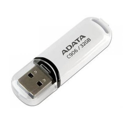 32GB Adata Classic C906, USB 2.0, plastic, бял