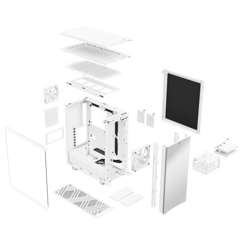 Компютърна кутия Fractal Design Define 7 Compact Light Tempered Glass White FD-C-DEF7C-04 (снимка 18)