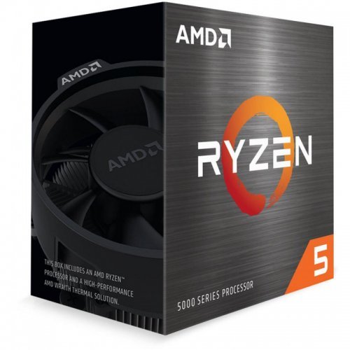 Процесор AMD RYZEN 5 5600X 6-Core 3.7 GHz (4.6 GHz Turbo) 35MB/65W/AM4/BOX (снимка 1)