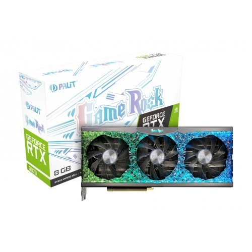 Видео карта Palit GeForce RTX 3070 GameRock NE63070019P2-1040G (снимка 1)