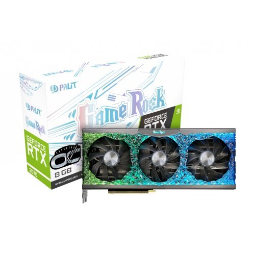 Видео карта Palit GeForce RTX 3070 GameRock OC NE63070H19P2-1040G (снимка 1)