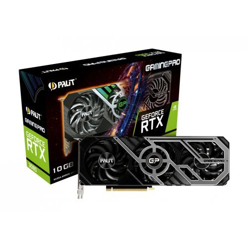 Видео карта Palit GeForce RTX 3080 GamingPro LHR NED30800019IA-132AA (снимка 11)