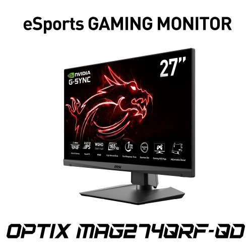 Монитор MSI Optix MAG274QRF-QD MAG274QRFQD (снимка 4)