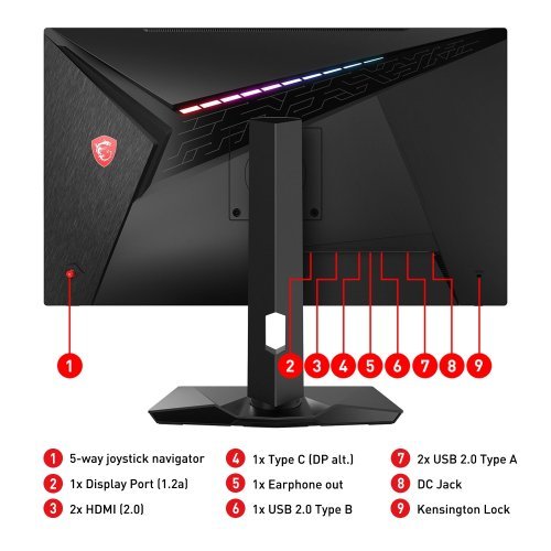 Монитор MSI Optix MAG274QRF-QD MAG274QRFQD (снимка 5)