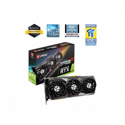 Видео карта MSI GeForce RTX 3090 GAMING X TRIO 24G 912-V388-011 (снимка 1)