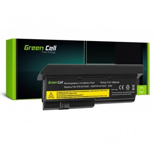 Батерия за лаптоп GREEN CELL LE22 GC-LENOVO-X200-LE22 (снимка 1)