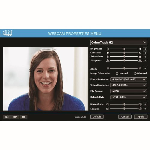 WEB камера ADESSO CyberTrack H2 H2_CAM (снимка 3)