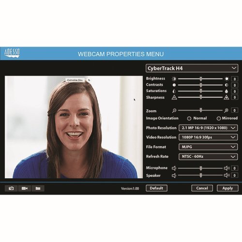 WEB камера ADESSO CyberTrack H4 H4_CAM (снимка 4)