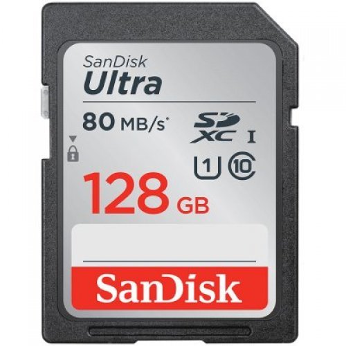 Флаш карта SanDisk Ultra SDSDUN4-128G-GN6IN (снимка 1)