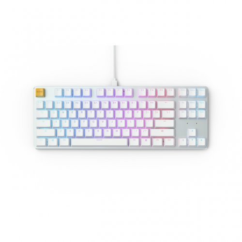 Клавиатура Glorious Glorious White Ice GMMK GL-KEY-GATA-1339 (снимка 1)