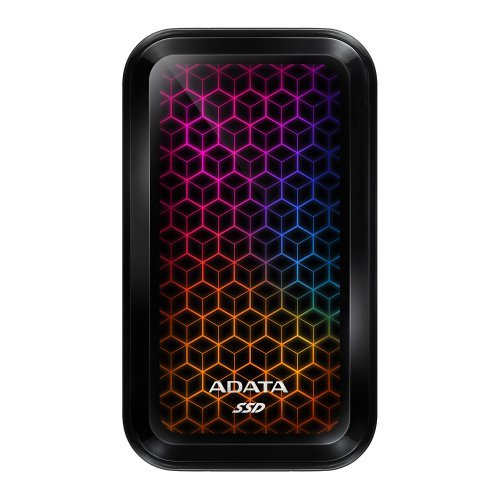 Външен SSD Adata SE770G Black Color Box RGB ASE770G-512-U32G2-CBK (снимка 1)
