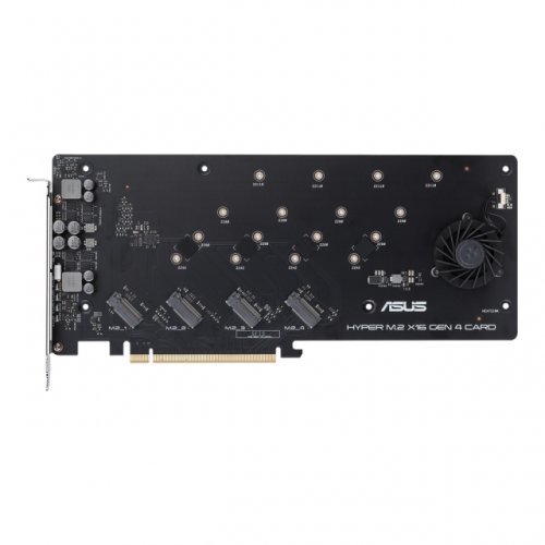 I/O модул Asus HYPER M.2 X16 GEN 4 CARD ASUS-PCIE-HYPER-X16-4.0 (снимка 2)