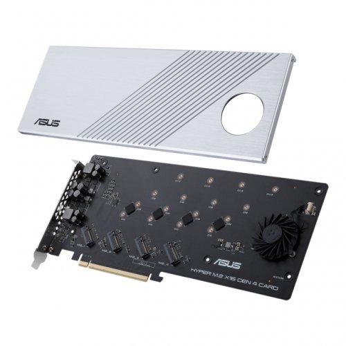 I/O модул Asus HYPER M.2 X16 GEN 4 CARD ASUS-PCIE-HYPER-X16-4.0 (снимка 4)