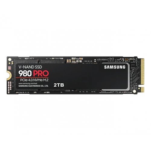 SSD SAMSUNG 980 PRO, 2TB NVMe M.2 2280, V-NAND 3bit MLC, Read up to 7000MB/s, Write up to 5000MB/s, Elpis Controller, Cache Memory 1GB DDR4  (снимка 1)