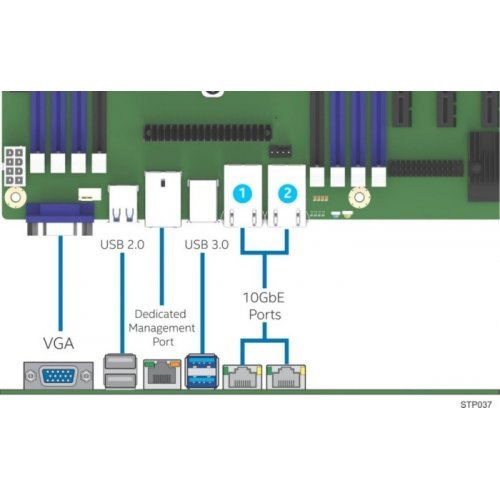 Дънна платка Intel S2600STBR (снимка 3)
