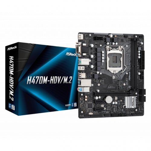 Asrock h470m hdv подключение