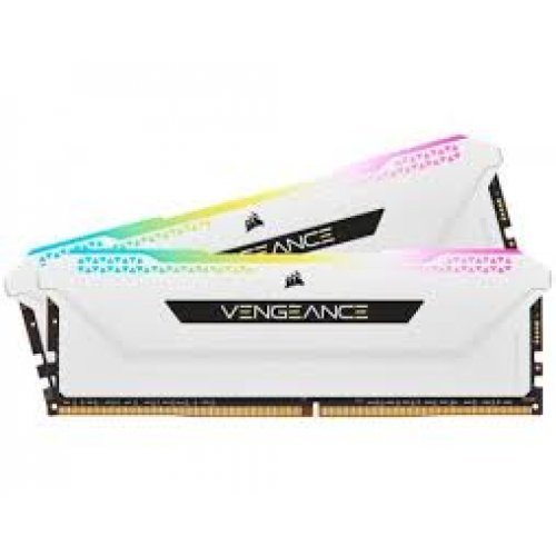RAM памет Corsair VENGEANCE RGB PRO SL White CMH32GX4M2D3600C18W (снимка 1)