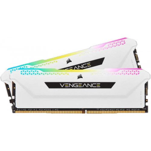 RAM памет Corsair VENGEANCE RGB Pro SL White CMH16GX4M2E3200C16W (снимка 1)