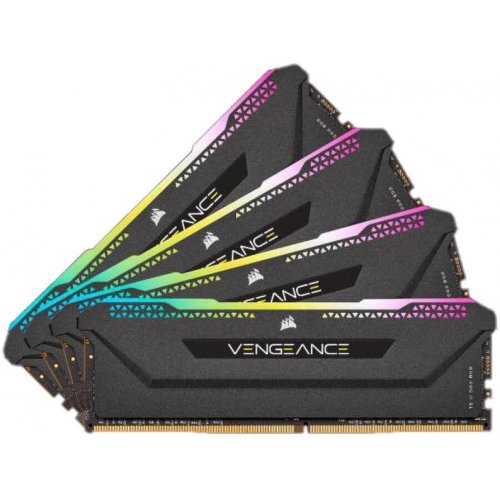 RAM памет Corsair VENGEANCE RGB PRO SL Black  CMH32GX4M4D3600C18 (снимка 1)