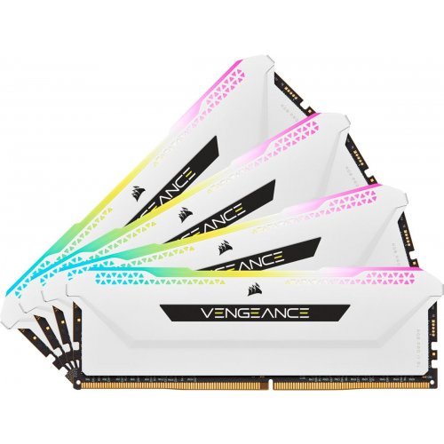 RAM памет Corsair VENGEANCE RGB Pro SL White CMH32GX4M4E3200C16W (снимка 1)