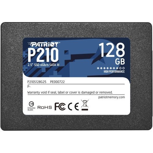 SSD Patriot P210 P210S128G25 (снимка 1)