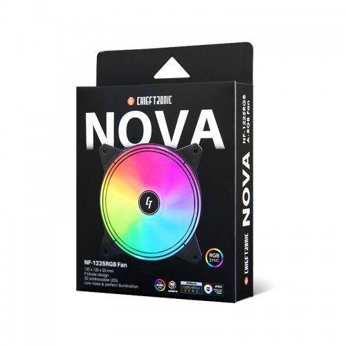 Вентилатор Chieftec NOVA NF-1225RGB NF-1225RGB (снимка 7)