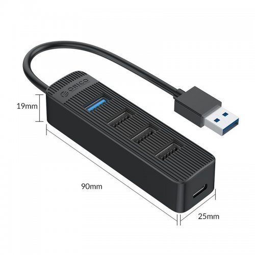 USB Hub Orico TWU32-4A TWU32-4A-BK-EP (снимка 4)