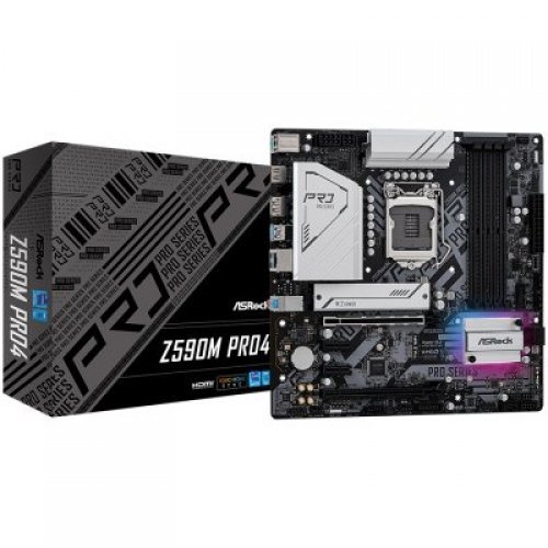 Дънна платка ASRock Z590M PRO4 (снимка 1)