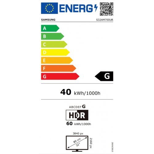 Монитор Samsung 32AM700 LS32AM700URXEN (снимка 3)