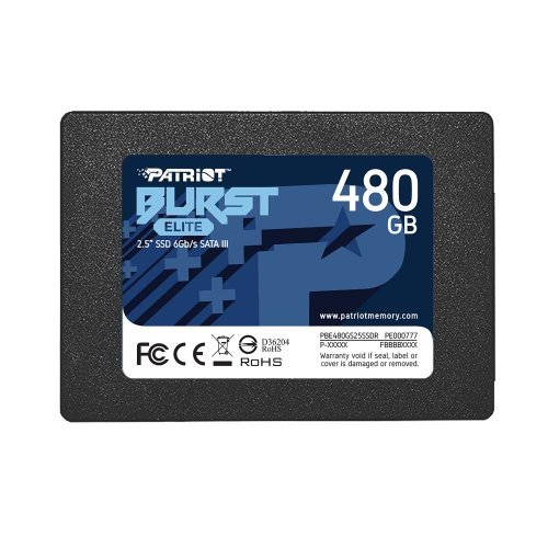 SSD Patriot Burst Elite  PBE480GS25SSDR (снимка 1)