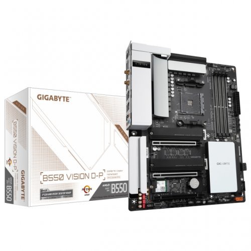 Дънна платка Gigabyte B550 VISION D-P B550 VISION D-P 1.0 (снимка 1)