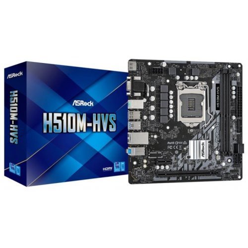 Дънна платка ASRock H510M-HVS (снимка 1)