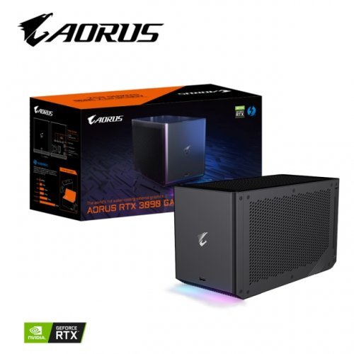 Видео карта Gigabyte GV-N3090AORUSIXEB-24GD GA-VC-N3090-IXEB-X-24GD (снимка 1)