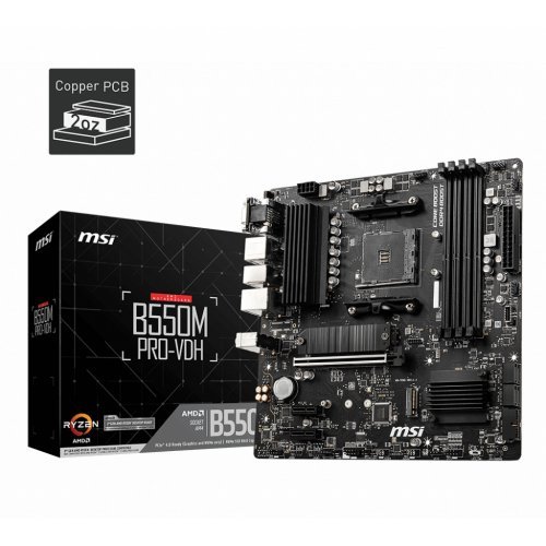 Дънна платка MSI B550M PRO-VDH (снимка 1)