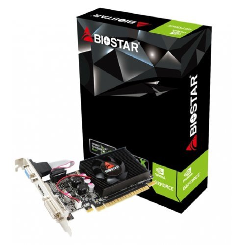 Видео карта Biostar GeForce G210 1GB GDDR3 DVI-I VGA HDMI VN2103NHG6-SBARL-BS2 (снимка 1)