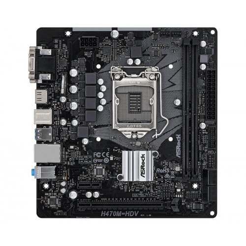 Дънна платка ASRock H470M-HDV (снимка 2)
