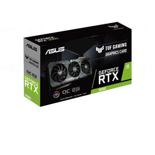 Видео карта Asus TUF Gaming GeForce RTX 3060 OC Edition TUF-RTX3060-O12G-V2-GAMING (снимка 2)