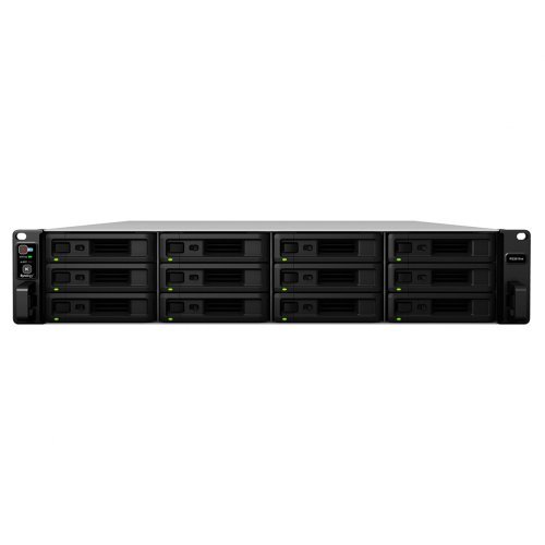 NAS устройство 36-bay Synology NAS server for Large Scale Business(12 bays on base, expandable to 36 with 2x RX1217/RX1217RP), Rackmount RS3618xs (снимка 1)