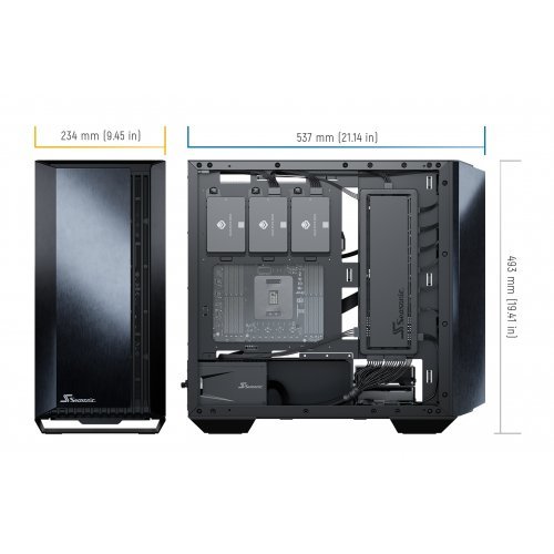 Компютърна кутия и захранване Seasonic SYNCRO Q704 + DGC-750 SSR-750FA2 (0YS47FASA3A10X) (снимка 16)